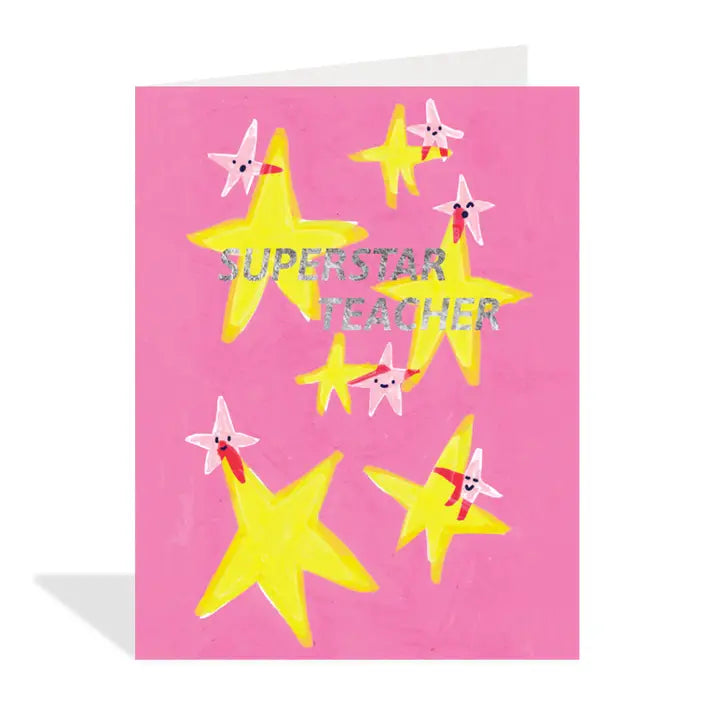 Superstar Teacher| Halfpenny Card