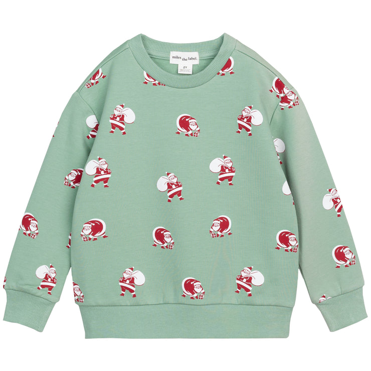Green Santa Sweatshirt