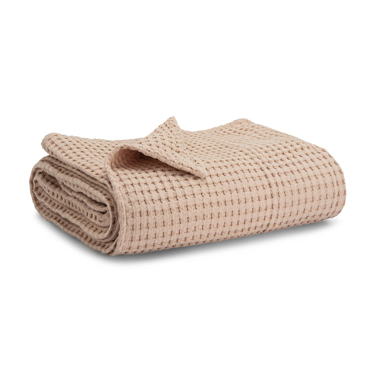 Waffle Baby Blanket By Comfy Cubs in Blush