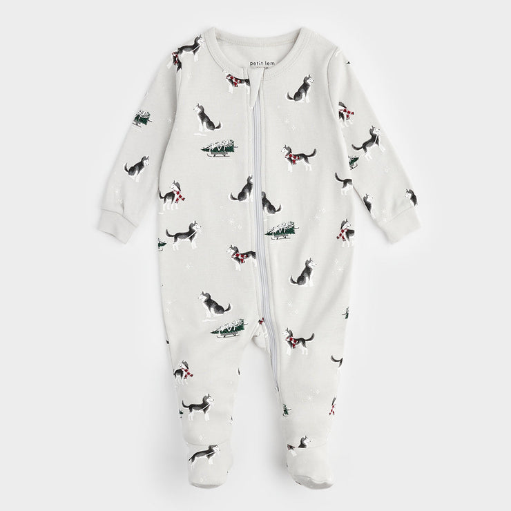 Holiday Huskies on Lunar Rock Sleeper