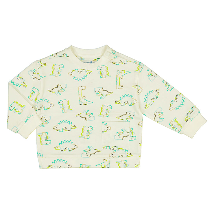 Dinosaur Printed Pullover
