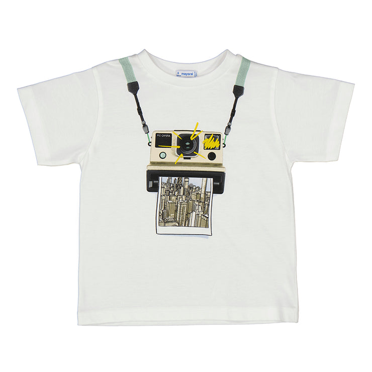 White Polaroid T-Shirt