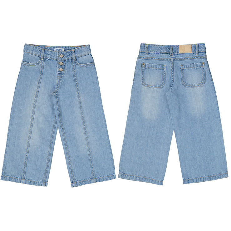 Wide Leg Light Wash Jeans