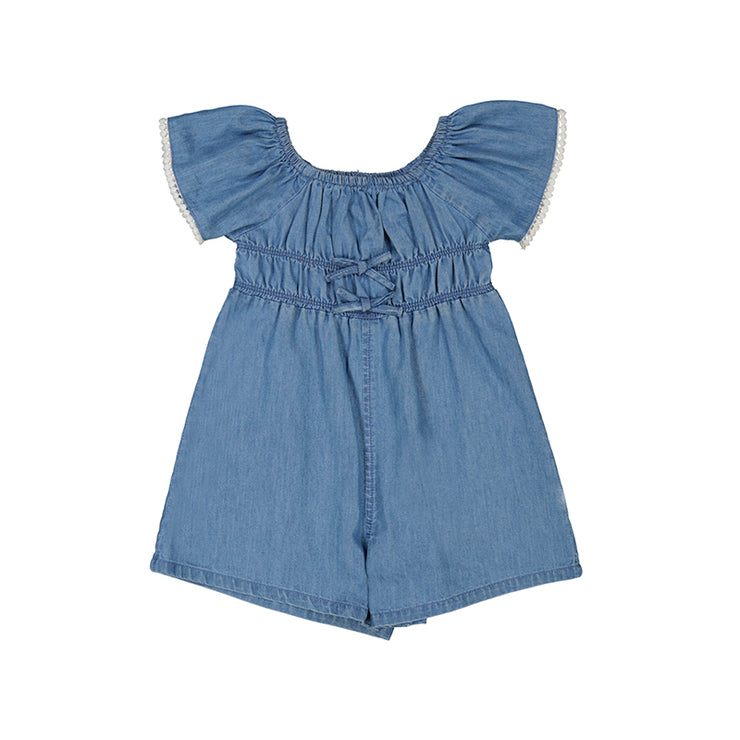 Baby Denim Flowy Romper