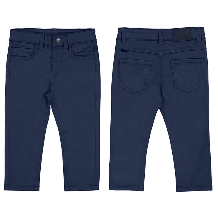 Navy 5 Pocket Slim Fit Basic Pant