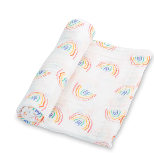 Somewhere Over The Rainbow Baby Swaddle