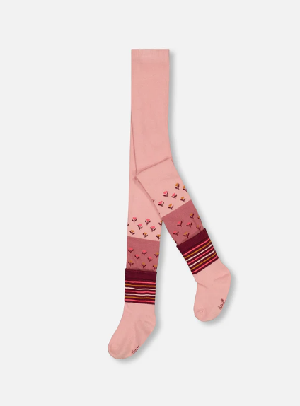 Hedgehog Tights Powder Pink