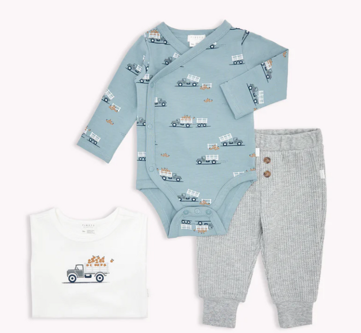 Apple Picking Truck 3 pc Newborn Set