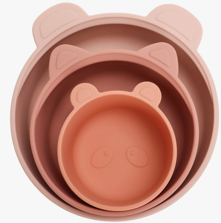 Stackabale Snack Bow Set - Terracotta-Blush