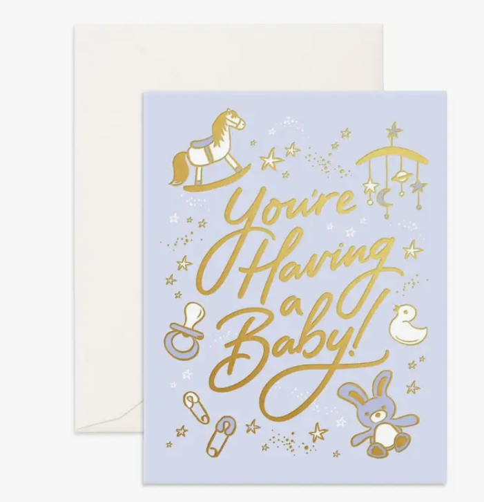 Having A Baby Greeting Card