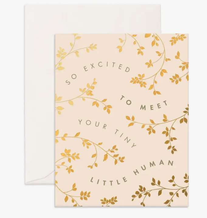 Little Human Vines Greeting Card
