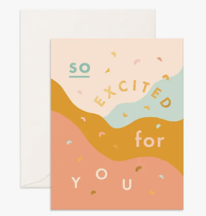 So Excited Still Life Greeting Card