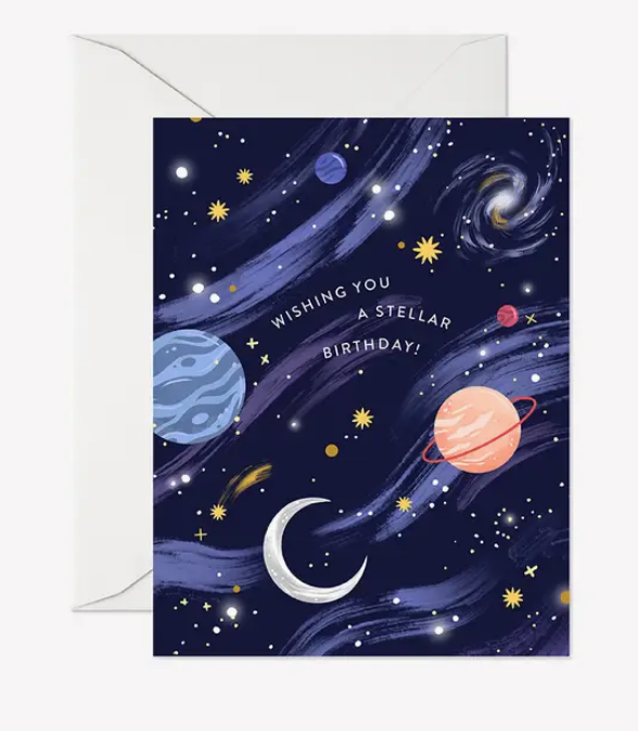 Wishing You a Stellar Birthday Card