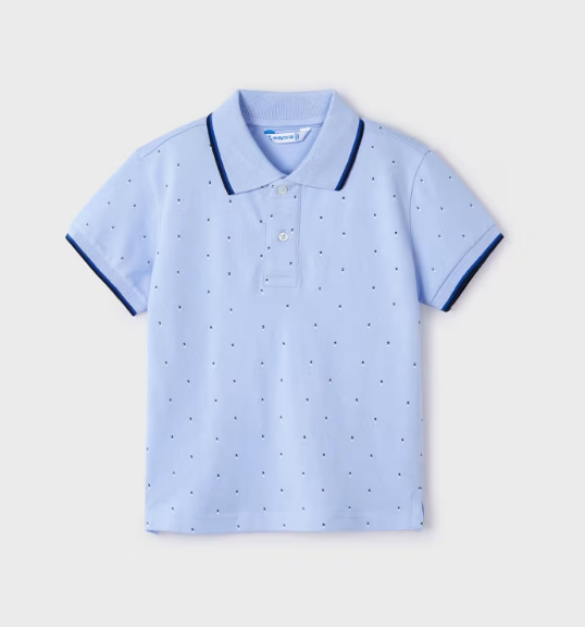 Boys printed polo shirt Better Cotton
