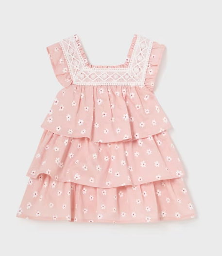 Baby floral ruffled dress