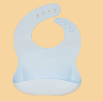 Silicon Bib Pastel Sky