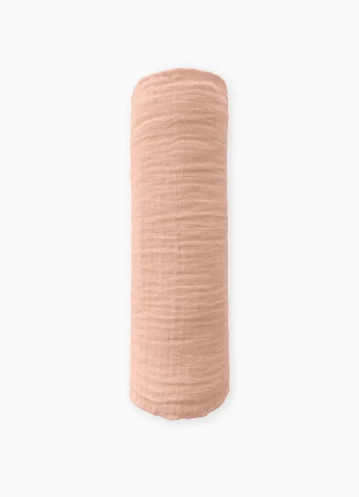 Peach Blush Swaddle Blanket