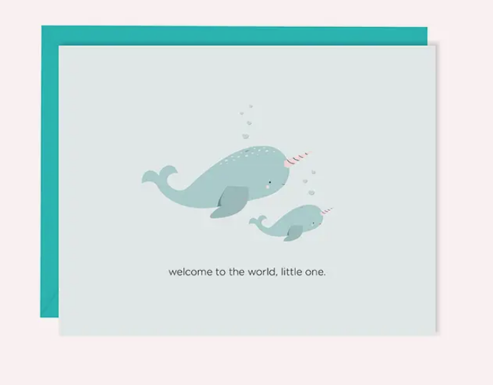 Welcome to the World Little One Greeting Card