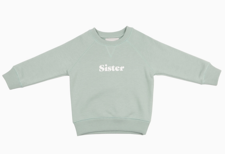 Sage 'SISTER' Sweatshirt