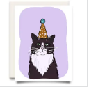 Cat in a Hat Birthday Card
