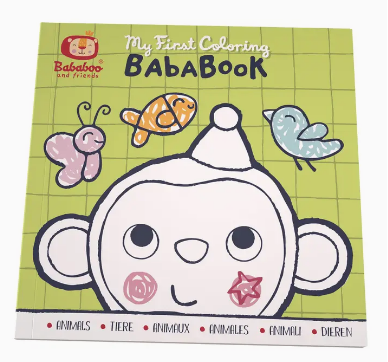 Animals Bababook - My First Coloring Book [12+ Months]