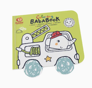 Wheels Bababook - Coloring Book [24+ Months]