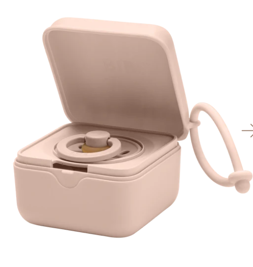 BIBS Pacifier Box Blush