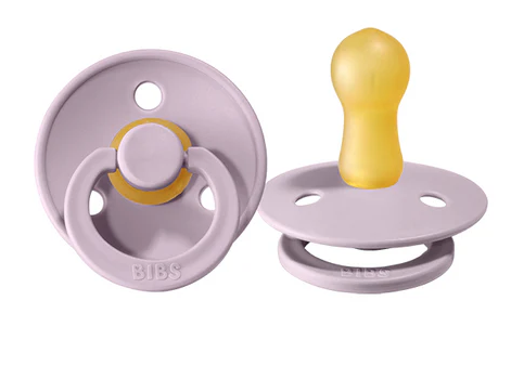 BIBS Pacifier Original COLOUR Latex 2 PK Dusky Lilac