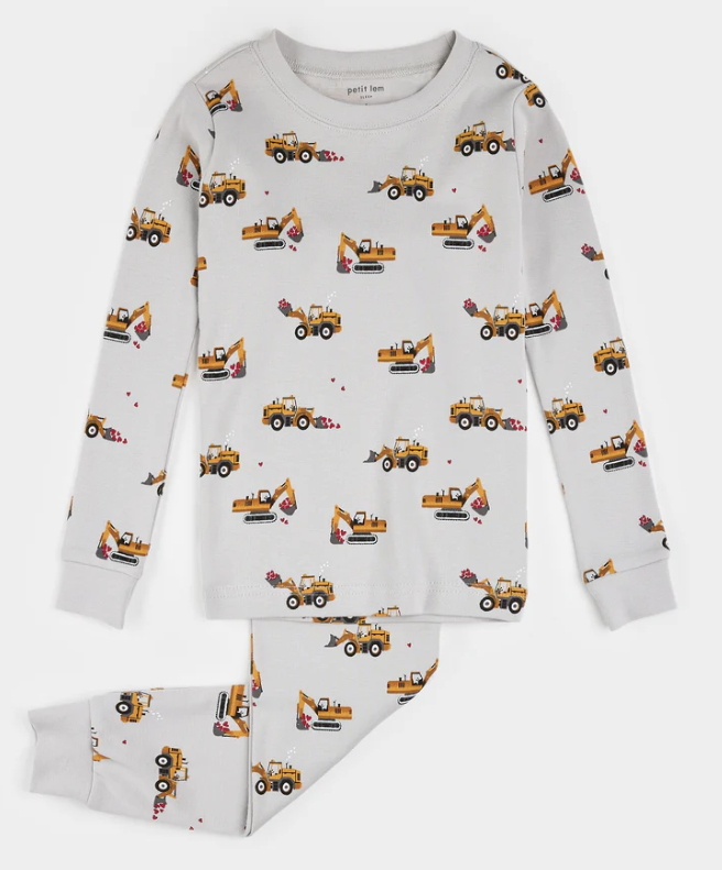I Dig You Print on Lunar Rock PJ Set