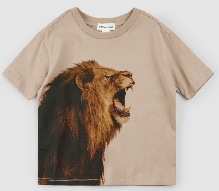Roaring Lion Photoreal Taupe T-Shirt