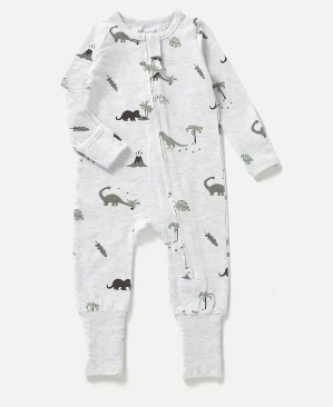 Convertible Zipper Romper | Dino