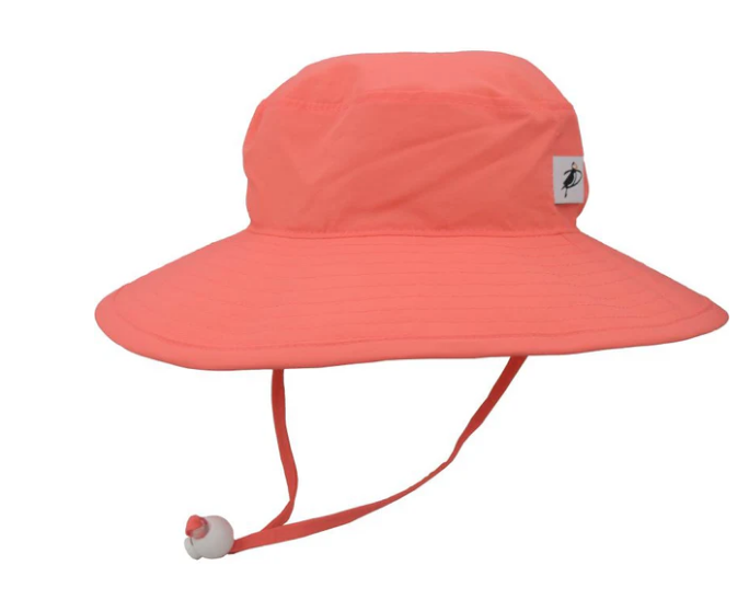 Child Sun Protection Sunshine Hat - Solar Nylon Coral
