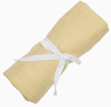 Cotton Muslin Swaddle - Lemon