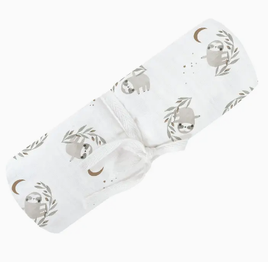 Cotton Muslin Swaddle - Sloths