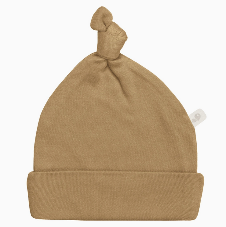 Newborn Bamboo Knotted Hat - Honey