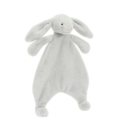 Bashful Grey Bunny Comforter