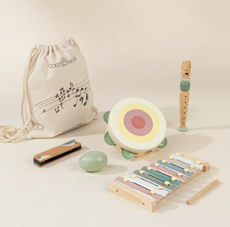 Wooden Musical Intruments Playset