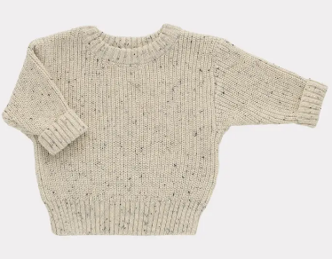 Multi-Fleck Knit Sweater