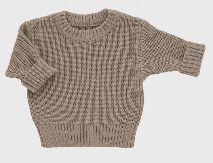 Taupe Knit Sweater