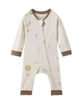 Baby Organic Cotton Zip-Up Sleeper-Fantasy