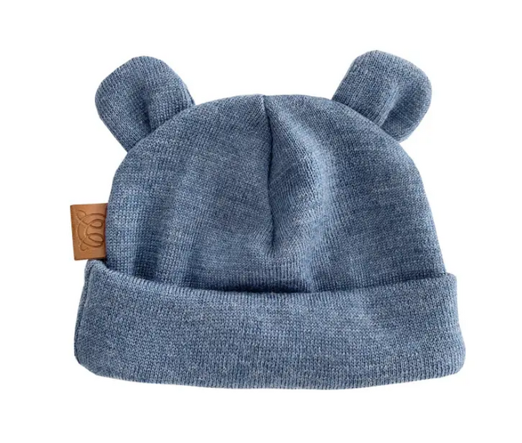 Merino Baby Hat - Jeans
