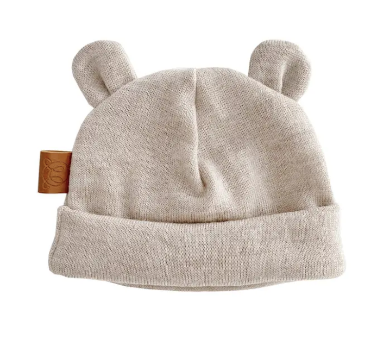 Merino Baby Hat - Beige