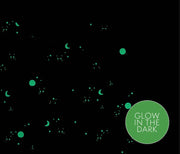 Witchy Cats Glow in the Dark on Plum PJ Set