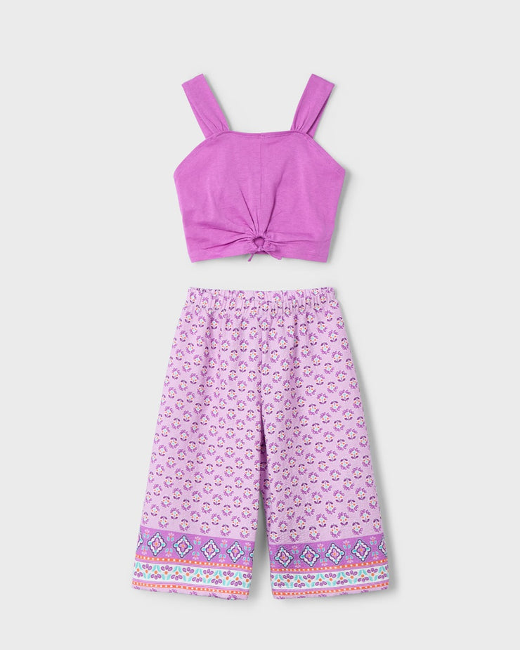 Orchid Printed Pants and Top Set