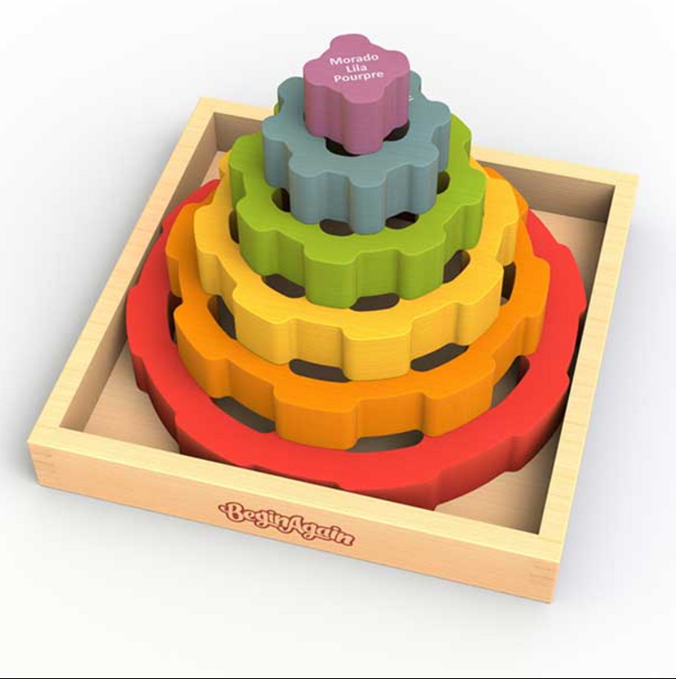 Gear Stacker - Multilingual Stacking Puzzle