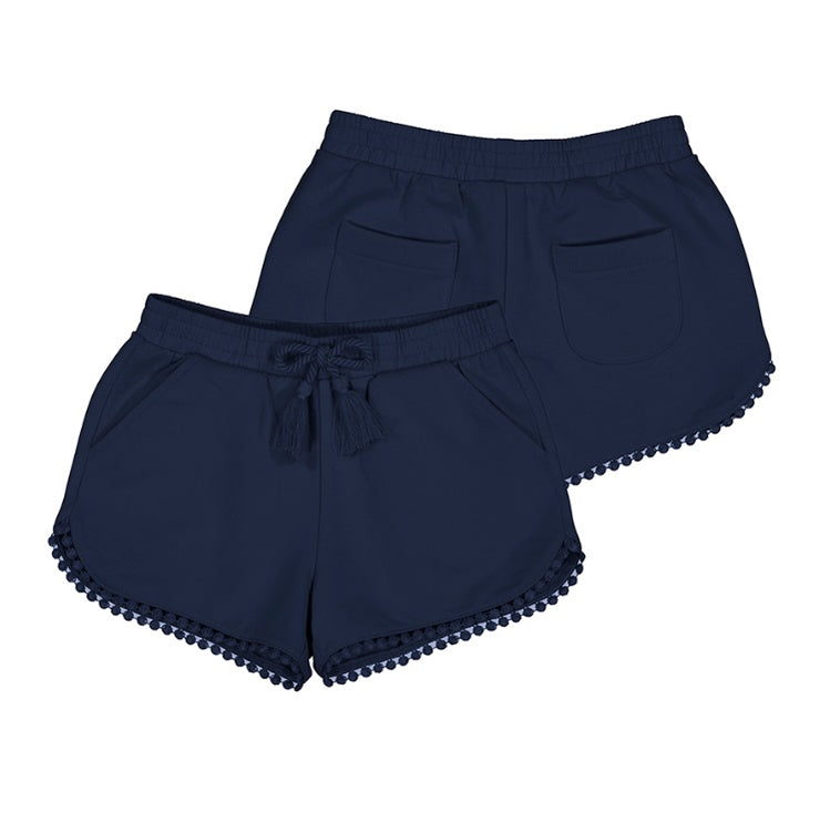 Ink Blue Chenille Shorts