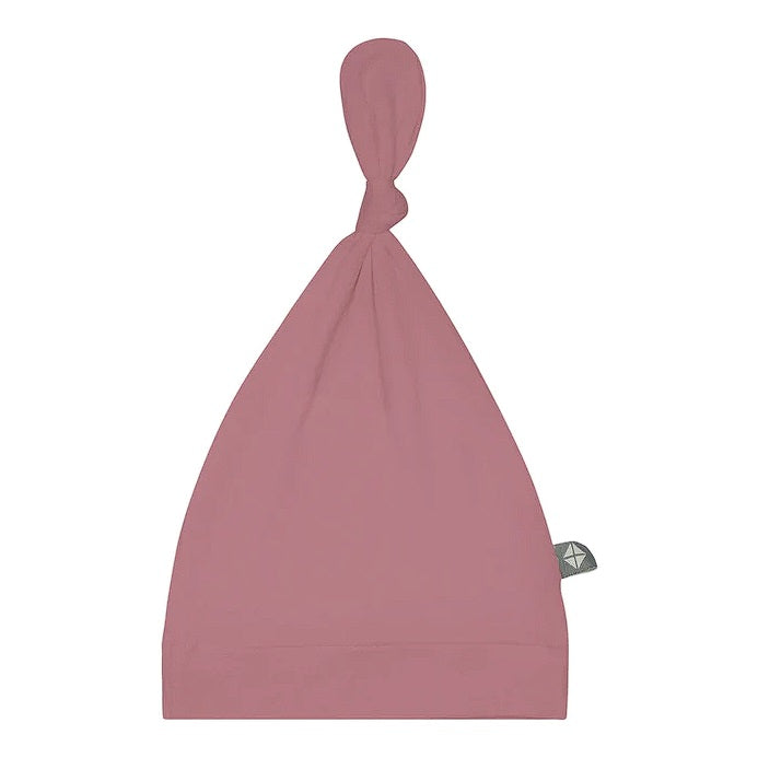 Knotted Cap in Dusty Rose