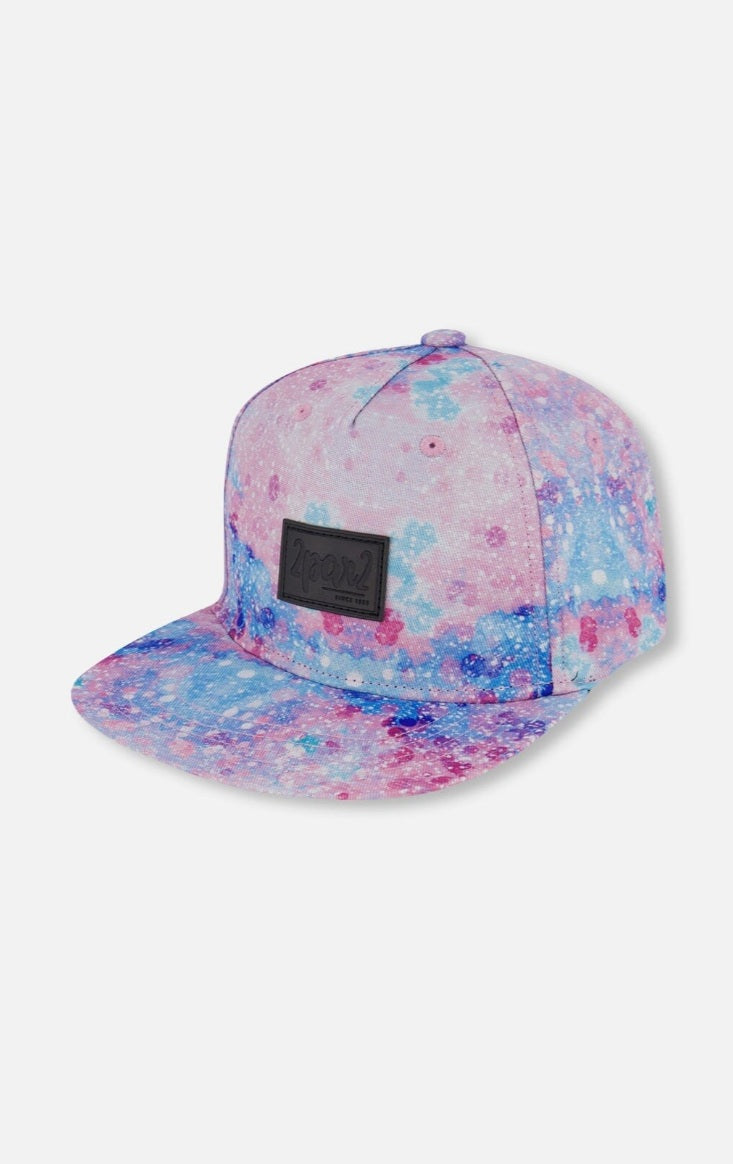 Printed Cap Pink With Bubble Effects