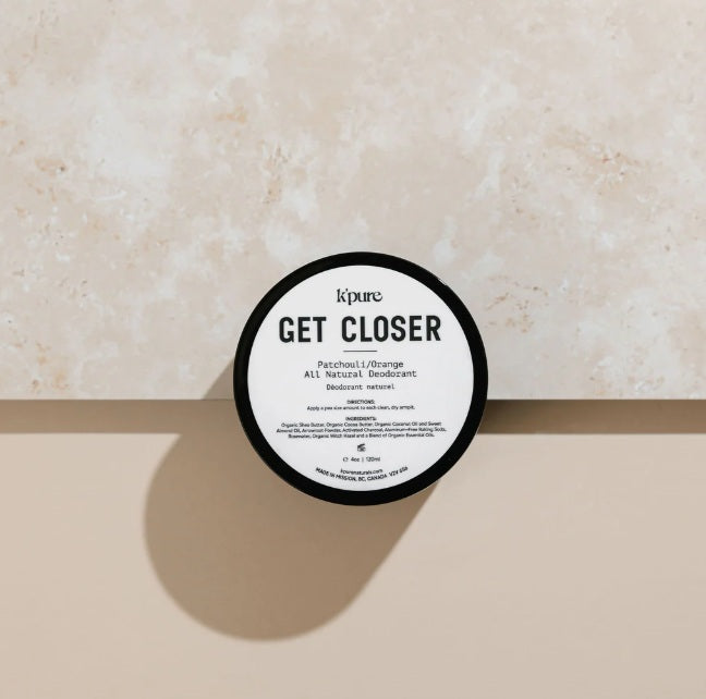 K'Pure Get Closer All Natural Deodorant, Lavender Vanilla, 4oz