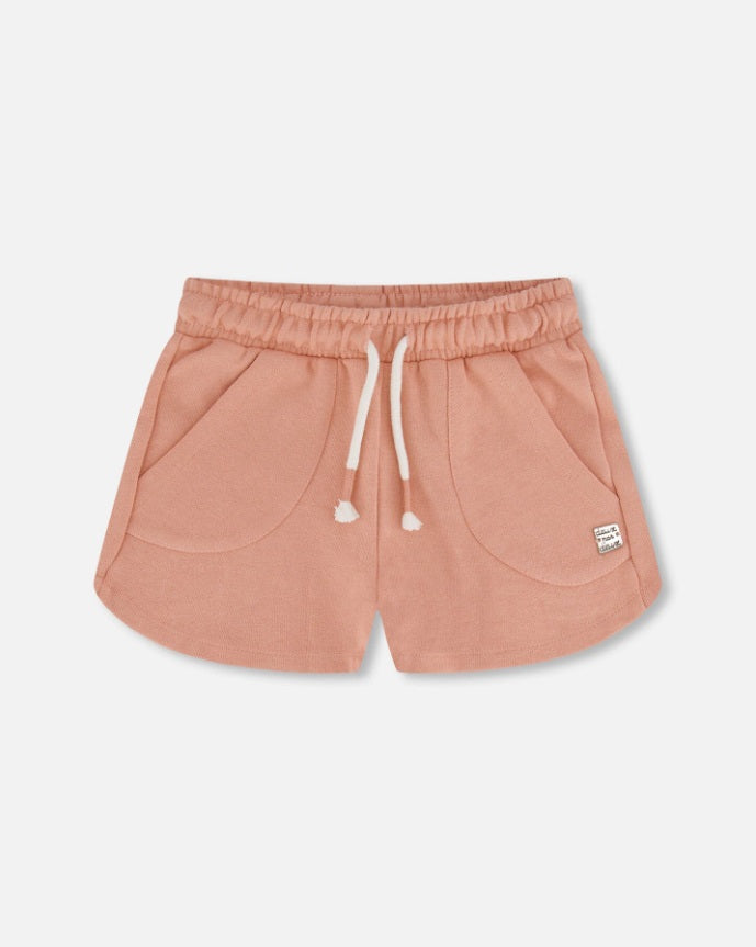 French Terry Short Peach Pink